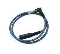 KetDirect Câble d’extension en cordon tressé sans nœuds avec connecteur mâle coudé à 4 pôles de 3,5 mm et connecteur femelle à 4 pôles de 3,5 mm pour casque audio stéréo 20/50/100/150/200/300 cm 20cm(0.6ft) WT-YCX
