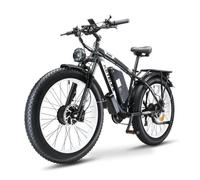 Keteles K800 Bleu 2000w Double Moteur Vélo Électrique 23ah Batterie Électrique Écran Couleur 26" Pouces Gros Pneu Vélo Électrique Multicolore