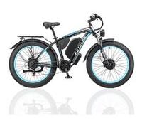 Keteles K800 Bleu 2000w double moteur vélo électrique 23AH batterie électrique Écran M5 26 pouces gros pneu vélo électrique Bleu G