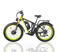 KETELES K800 Pro Vélo Électrique Tout-Terrain 2000W Double Moteur - Batterie 48V23Ah, Pneus 4.0 Pouces, Suspension Av/Ar-Vert