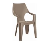 Keter 160 Dante Chaise à dossier haut, Cappuccino