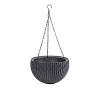 Keter 223694 - Jardinière Sphérique Suspendue - 35x35x22 cm, Gris