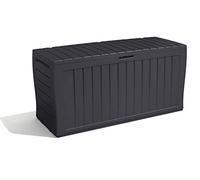 Keter 247661 Boîte de rangement de jardin Marvel+ 270 L, gris graphite
