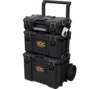 KETER 256982 ROC PRO Set de boîtes à outils plastique noir