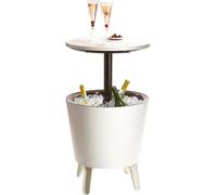 Keter 962CB Table de camping, blanc / marron