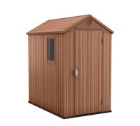 Keter Abri de jardin Darwin 46 – Polypropylène – Marron – avec fenêtre