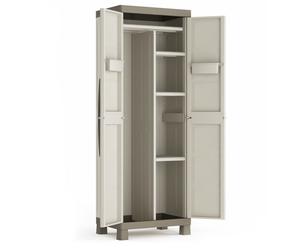 Keter Armadio Portascope Excellence In Resina Cm65x45x182 Con Ripiani Regolabili Lucchettabile