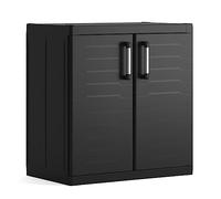 | ARMOIRE BASSE DETROIT XL , Noir, 89 x 54 x 93 cm