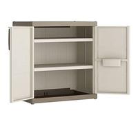 Armoire de rangement basse XL Excellence - Sable/Beige