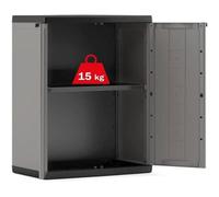 KETER Armoire de jardin JOLLY LOW, 85 x 39 x 68 cm, gris/anthracite