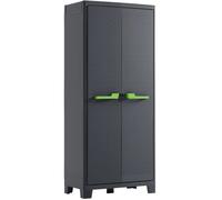 Keter Armoire de Rangement avec Etagères Moby Gris Graphite 182cm Organisateur 434766