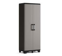 Keter Armoire de rangement avec étagères Pro noir et gris