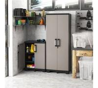 Keter Armoire De Rangement Avec Étagères Pro Noir Et Gris Multicolore