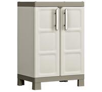 Keter Armoire de Rangement Beige et Taupe 182 cm Meuble de Rangement Garage Kete