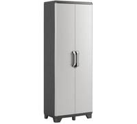 Keter Armoire De Rangement Polyvalente Gear Noir Et Gris 182 Cm Gris