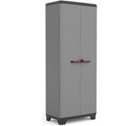 Keter Armoire de Rangement Polyvalente Stilo Gris et Noir 173 cm Organisateur 434770