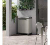 Keter Armoire de recyclage Planet gris et noir