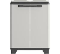 Keter Armoire de recyclage Planet – stockage extérieur gris et noir – 445043
