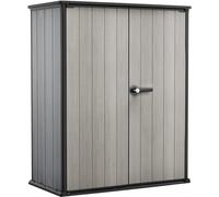 Armoire de jardin HIGH STORE 1400L, hauteur 170cm aspect bois C1169096