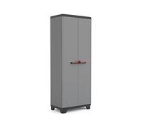 Keter Armoire de rangement polyvalente Stilo Gris et noir 173 cm