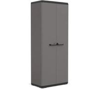 Armoire De Rangement Utilitaire Più - Keter - 3 Tablettes Réglables - Gris Anthracite Et Noir