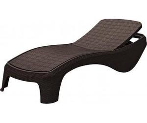 KETER ATLANTIC Chaise longue, 197 x 74 x 36 cm, marron 17199231