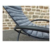 Keter - Bain De Soleil À Bascule Swing Luxe Monaco - Gris - 14-700871 Gris
