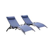 Keter Bains de soleil monaco bleu lavande (lot de 2) - 35-700949