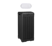 Keter Baltimore poubelle extérieure 125 L + éclairage extérieur LED inclus (236997-WO744)