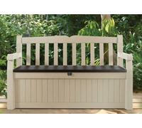 Banc coffre de jardin en résine 265 litres KETER