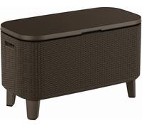 KETER BEVY BAR Table multifonction en rotin, 83,5 x 40 x 50-74 cm, marron 17209510