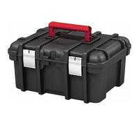 Keter Boîte à outils Wide Tool Box 16'' Noir plastique 41x32,5x20,3 cm