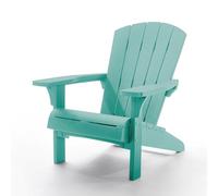 Keter Chaise de Jardin Adirondack - Bleu Turquoise - Style Bois