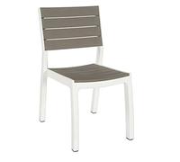 Keter - Chaise de Jardin extérieure Harmony sans Bras, Couleur Beige/Taupe