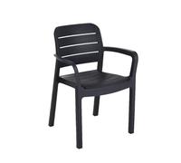 Keter Chaise de Jardin Tisara - Lot de 6 - Graphite