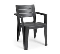 KETER JULIE Chaise de jardin, 61,5 x 58,5 x 79 cm, graphite 17209497