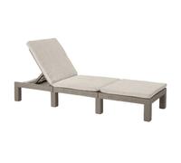 KETER DAYTONA DELUXE Chaise longue, 195 x 65 x 25,5 cm, cappuccino 17211632