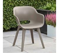 Keter Chaises de jardin Akola 2 pcs. Cappuccino-Brun