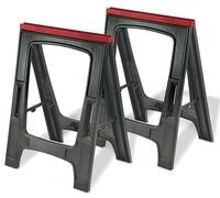 KETER Chevalets de travail - lot de 2, 57,8 x 10,2 x 79,2 cm 17182236