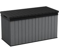 Keter Darwin Boîte de rangement - 570L - 142,5x65,5x78,2cm - Gris