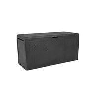 Keter Coffre de jardin en résine SAMOA - Gris - 270L 117 x 45 x 57 cm