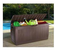 Keter Coffre de rangement Brun Hollywood Grain 117,5 x 45 x 57,3 cm