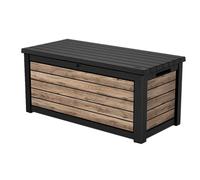 Keter Coffre de rangement jardin 630L - Collection Signature - Aspect bois Douglas