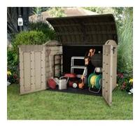 Keter - Coffre De Rangement Extérieur En Résine 2000 Litres Beige Et Marron - Abri De Stockage De Jardin