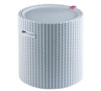 Keter Cool Table d'appoint 3 en 1 pour extérieur et Coffre de Glace, Table de Jacuzzi, décoration et Bar de terrasse, Bar Portable, Gris bleuté