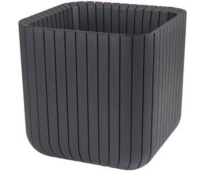 KETER CUBE PLANTER L Pot, 39,5 x 39,5 x 39,5 cm, anthracite 17201220