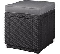 KETER CUBE Repose-pieds, 42 x 42 x 39 cm, graphtie/gris 17192157