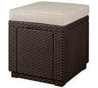 KETER CUBE Repose-pieds, 42 x 42 x 39 cm, marron/beige 17192157