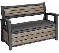 KETER DECO GARDEN BENCH 227L Banc de rangement, 133 x 61 x 89 cm, ashwood 17213853