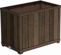 KETER DECO RECTANGLE TALL Pot de fleurs, 45,5 x 76 x 55 cm, walnut 17213625